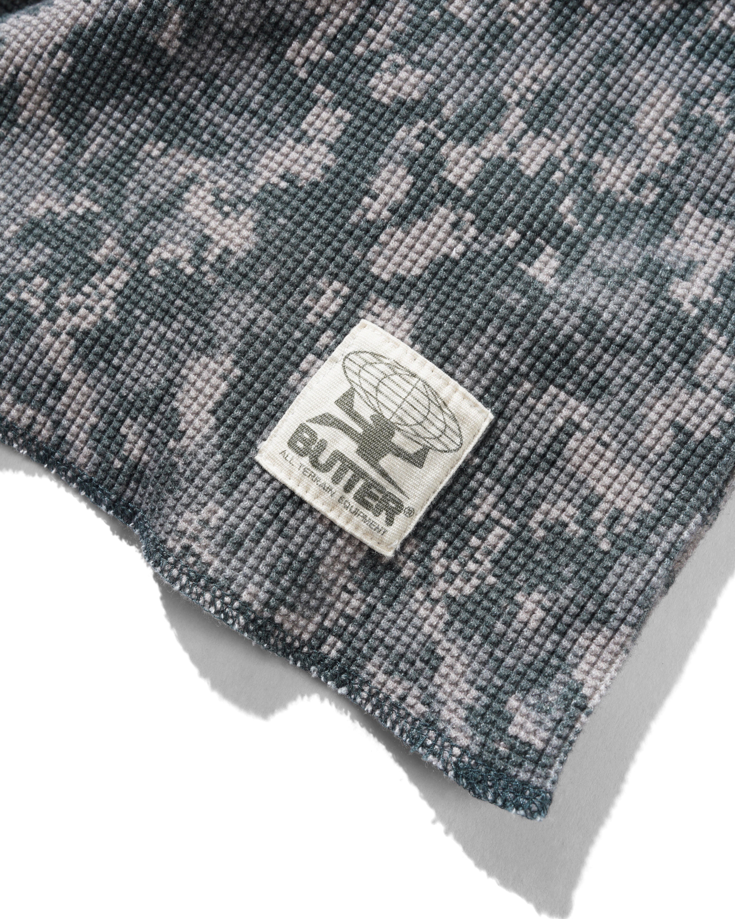 Waffle L/S Top - Digital Camo