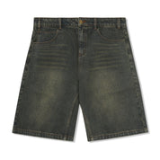 Warped Denim Shorts - Indigo Délavé Sale