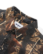 Washed Pocket L/S Shirt - Camo