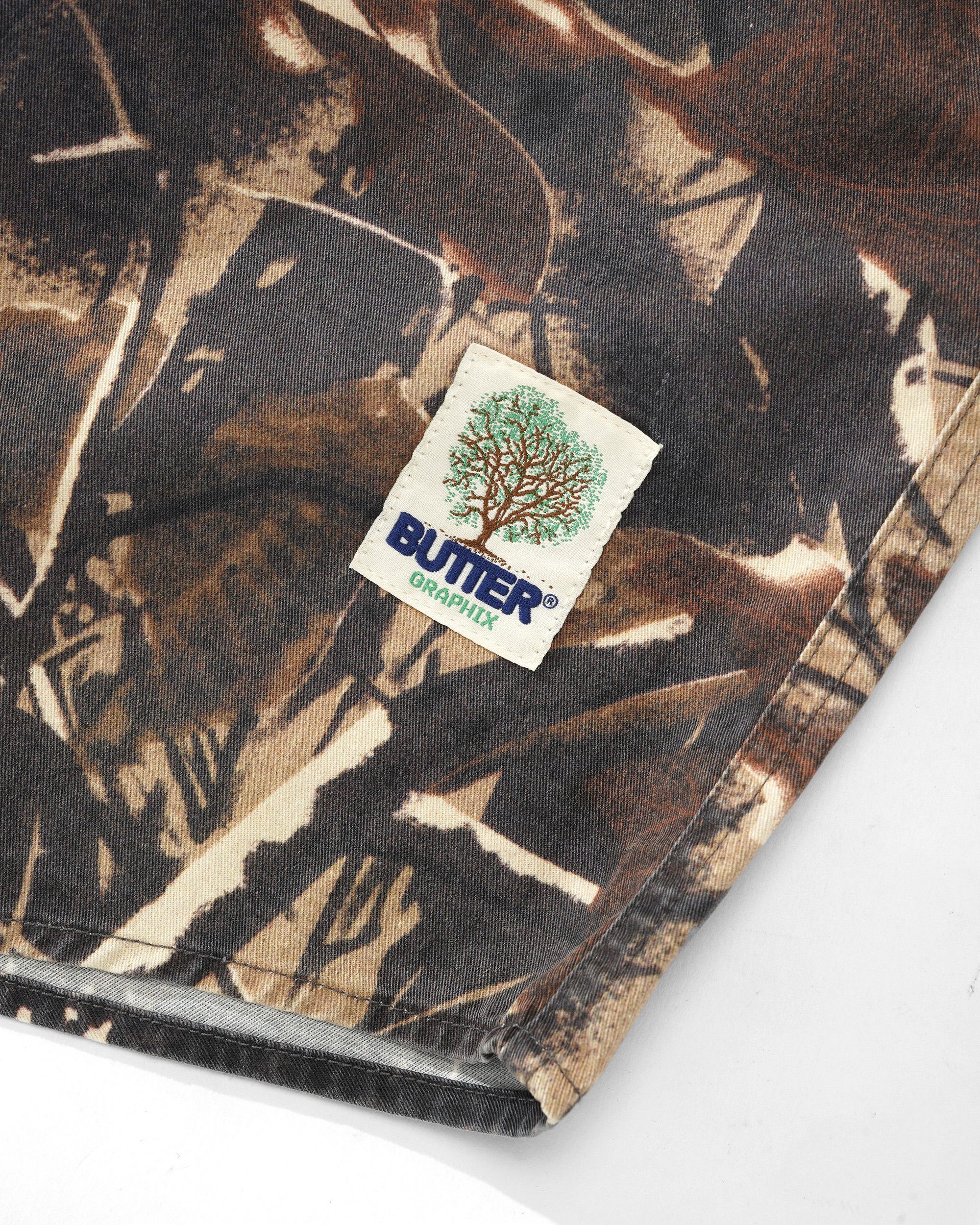 Washed Pocket L/S Shirt - Camo