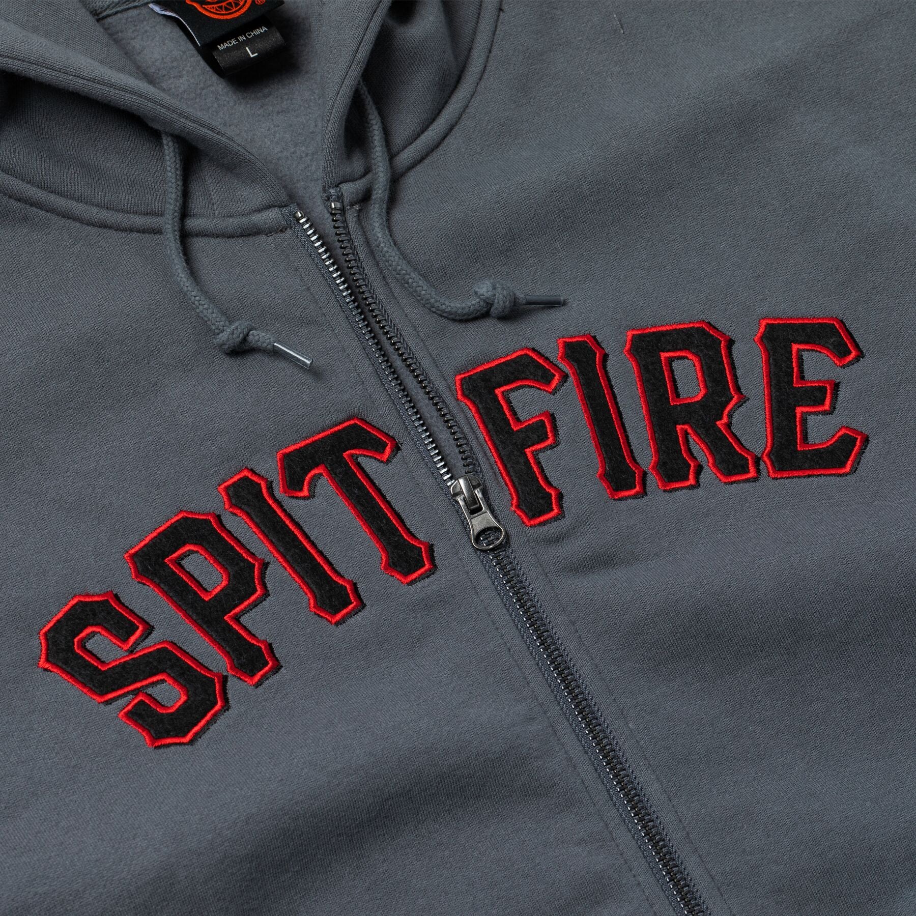 Spitball Zip Hood - Charcoal