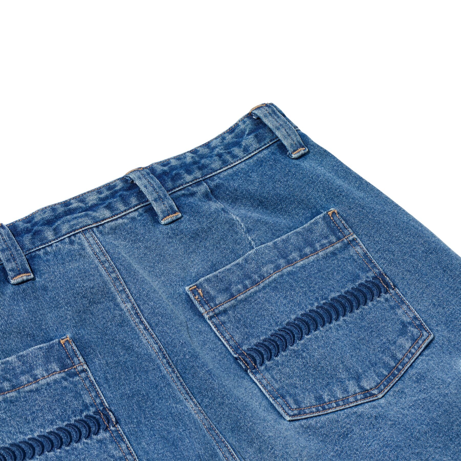 Classic '87 Short Cargo en Denim - Délavage Pierre Clair