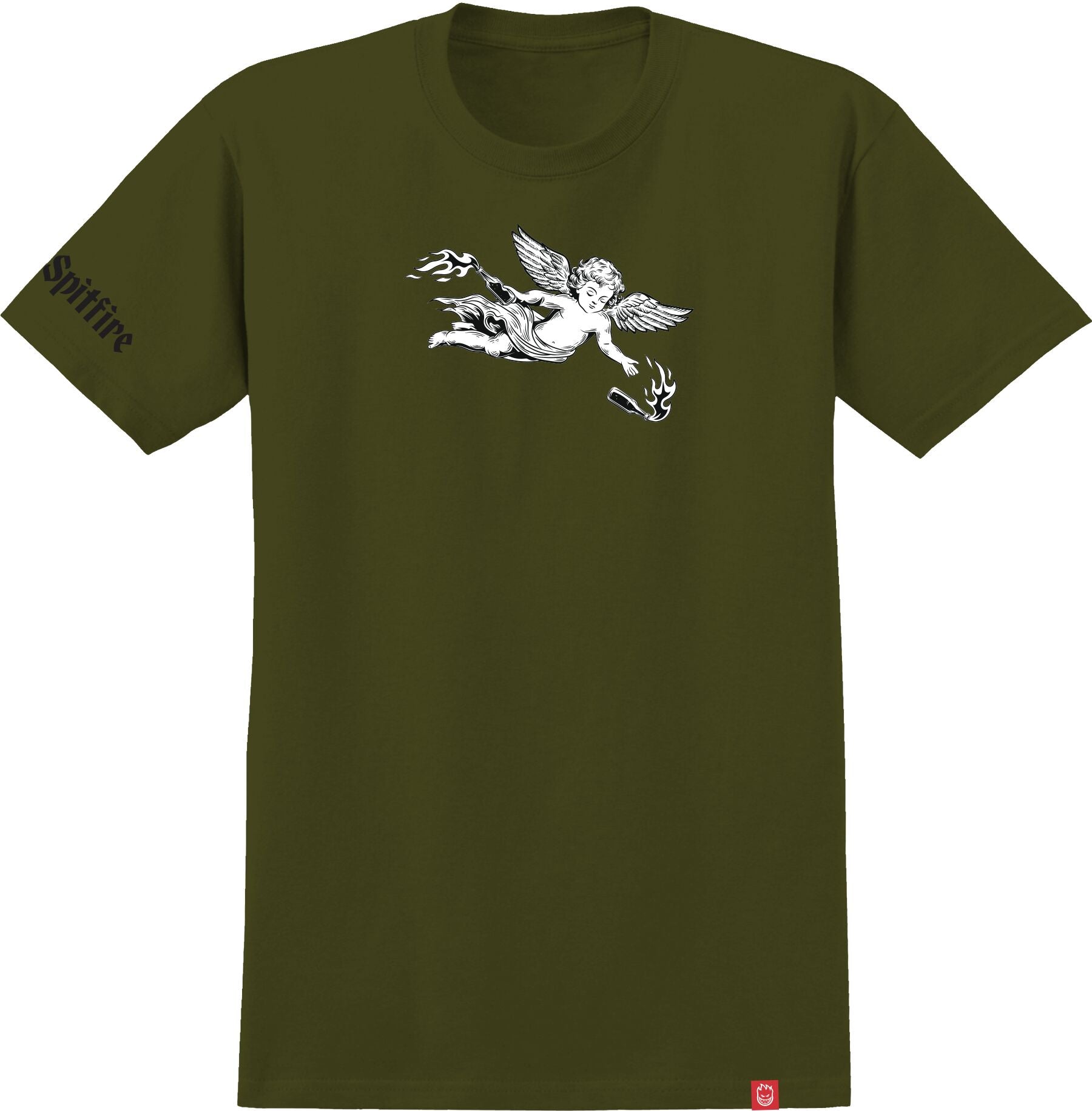 Molotov Angel T-Shirt - Vert Militaire