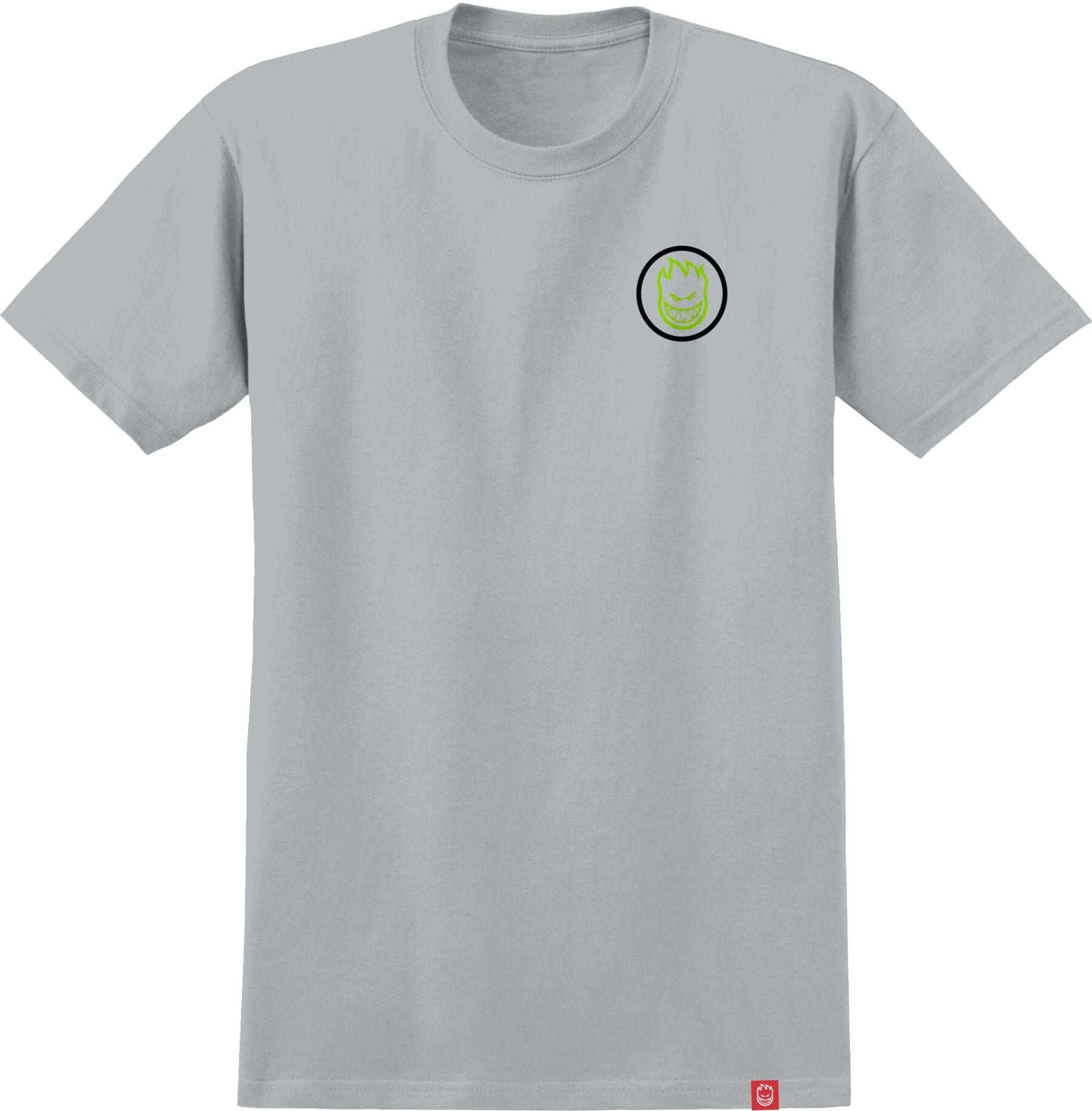 Classic Swirl Overlay T-Shirt - Gris Glacé/Noir/Vert