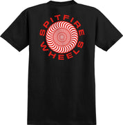 T-Shirt Classic '87 Swirl Fill - Noir/Rouge