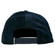 Demon Script Snapback Hat - Navy