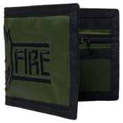 LTB Bighead Script Bi-Fold Wallet - Olive/Black