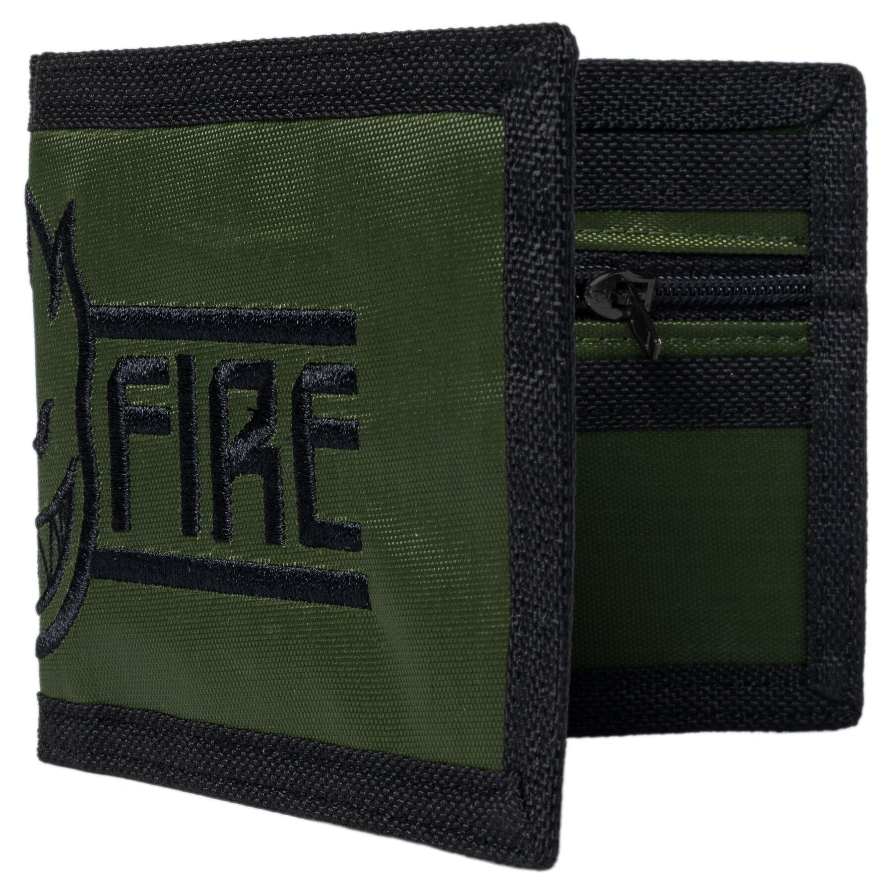 LTB Bighead Script Bi-Fold Wallet - Olive/Black