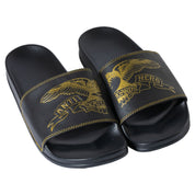 Basic Eagle Slide Sandal - Black/Gold