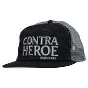 Contra Heroe Snapback Mesh Hat - Black/Charcoal