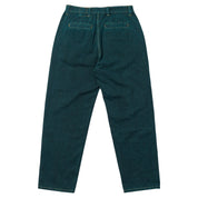 Eyes Pantalon en Sergé de Denim - Vert Surteint