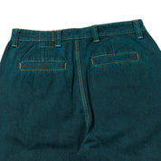 Eyes Denim Twill Pants - Green Overdye