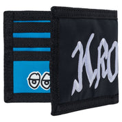Double OK Script Wallet - Black/Blue