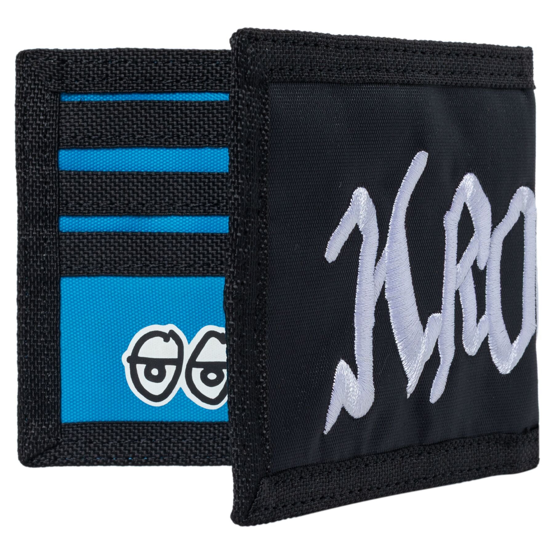 Double OK Script Wallet - Black/Blue