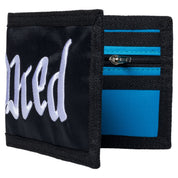 Double OK Script Wallet - Black/Blue
