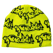 Parasite Skully Beanie - Yellow/Black