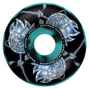 Formula Four April Chrome Rose Bighead Radials 99D - Black/Blue Swirl