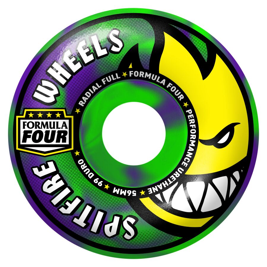 Spitfire Formula Four Team Colors 99D Radial Full - Neon Green