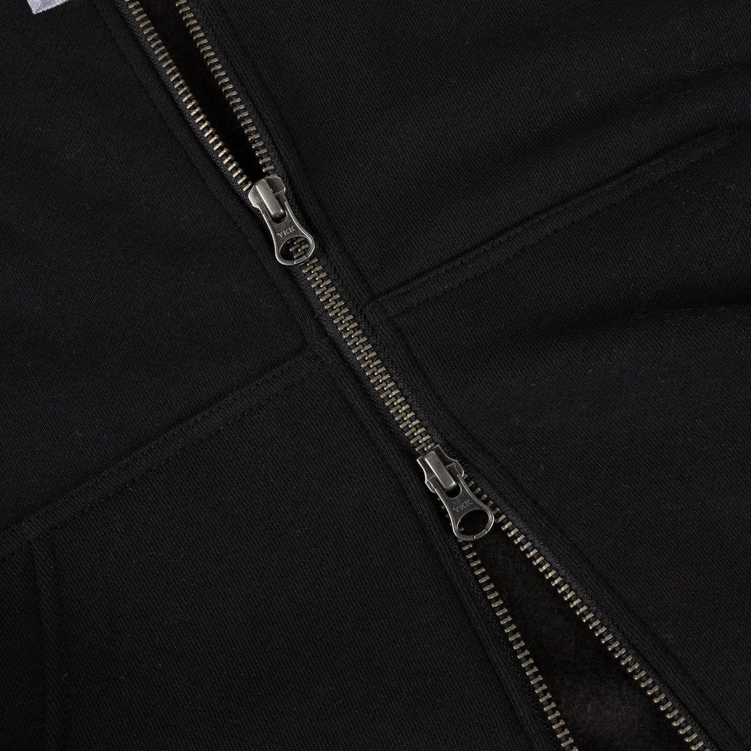Sweat à Capuche Zippé Blocks - Noir