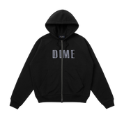 Sweat à Capuche Zippé Blocks - Noir