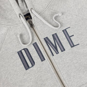 Sweat à Capuche Zippé Blocks - Gris Chiné