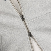 Sweat à Capuche Zippé Blocks - Gris Chiné