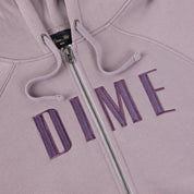 Blocks Zip Hoodie - Stone Mauve
