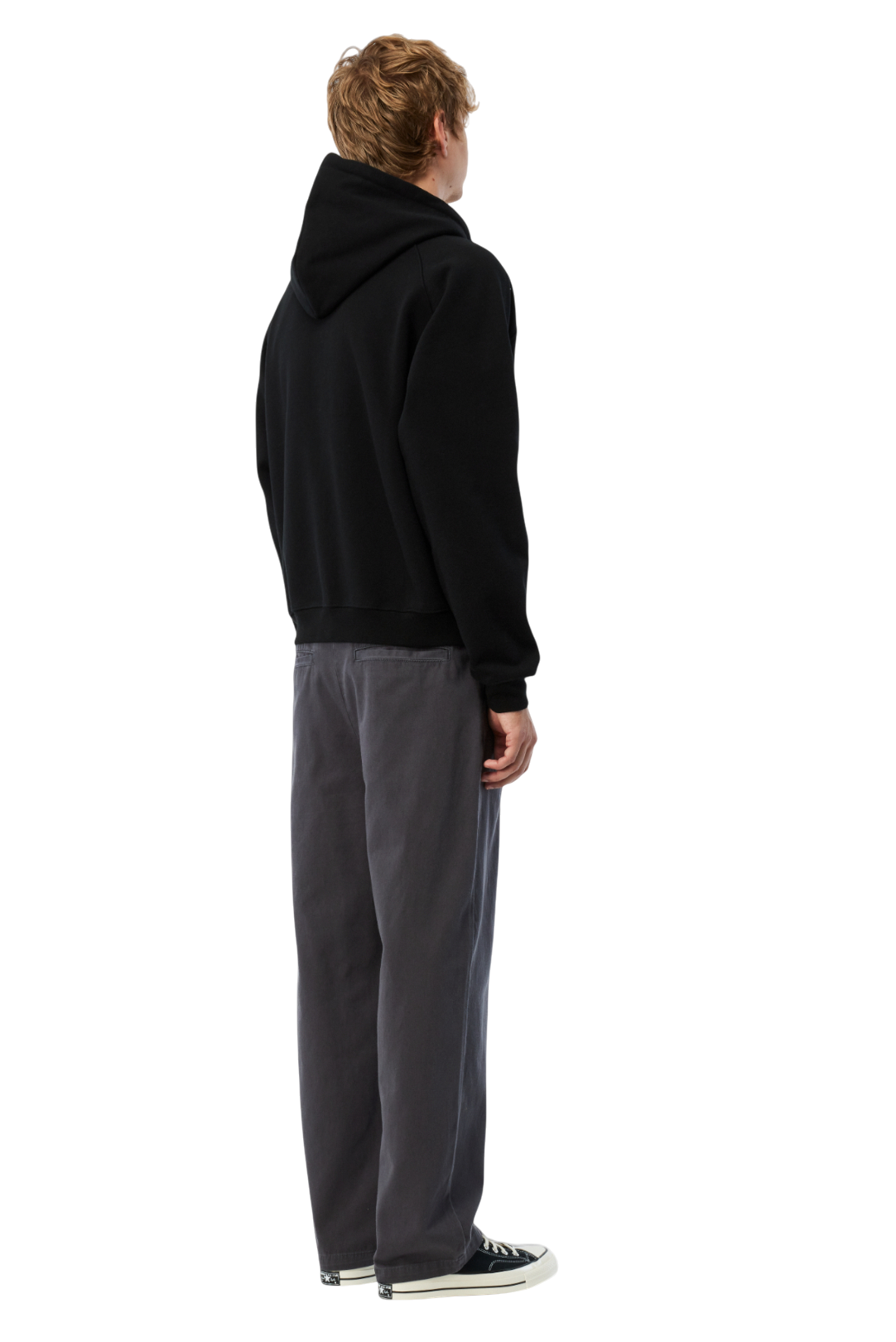 Cursive Small Logo Sweat à Capuche Zippé - Noir