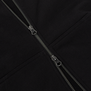 Cursive Small Logo Sweat à Capuche Zippé - Noir