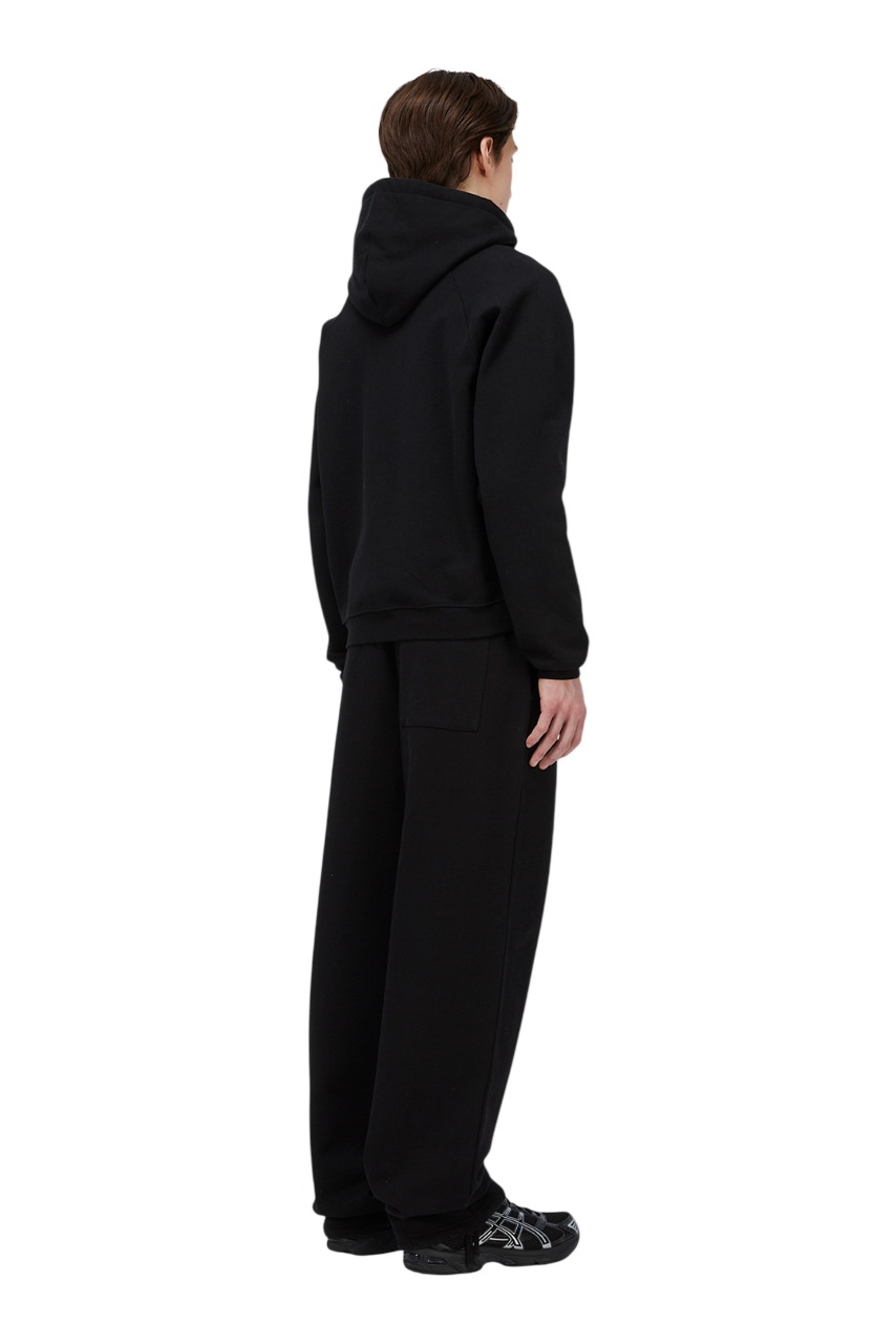Classic Small Logo Zip Hoodie - Black
