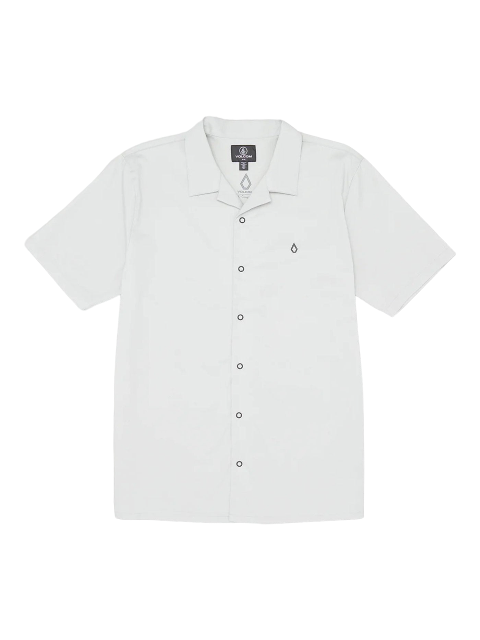 Skate Vitals Axel Short Sleeve Buttondown Shirt - Tower Grey