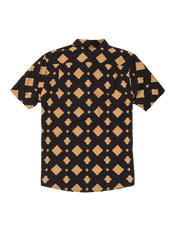 Grit Mandala Short Sleeve Shirt - New Black