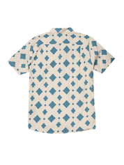 Grit Mandala Short Sleeve Shirt - Whitecap Grey