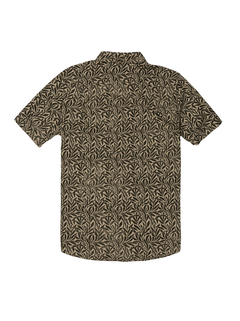 Falling Leaf Short Sleeve Shirt - Pewter