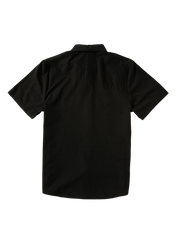 Everett Oxford Short Sleeve Shirt - New Black