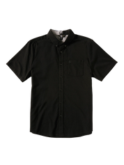 Everett Oxford Short Sleeve Shirt - New Black