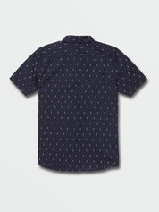 Dobbler Woven Short Sleeve Shirt - Navy