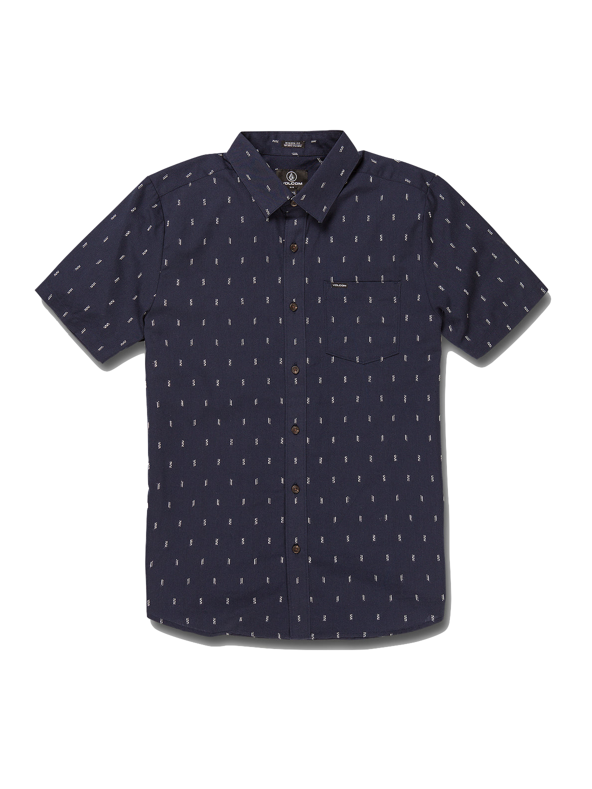 Dobbler Woven Short Sleeve Shirt - Navy