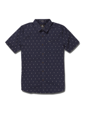 Dobbler Woven Short Sleeve Shirt - Navy