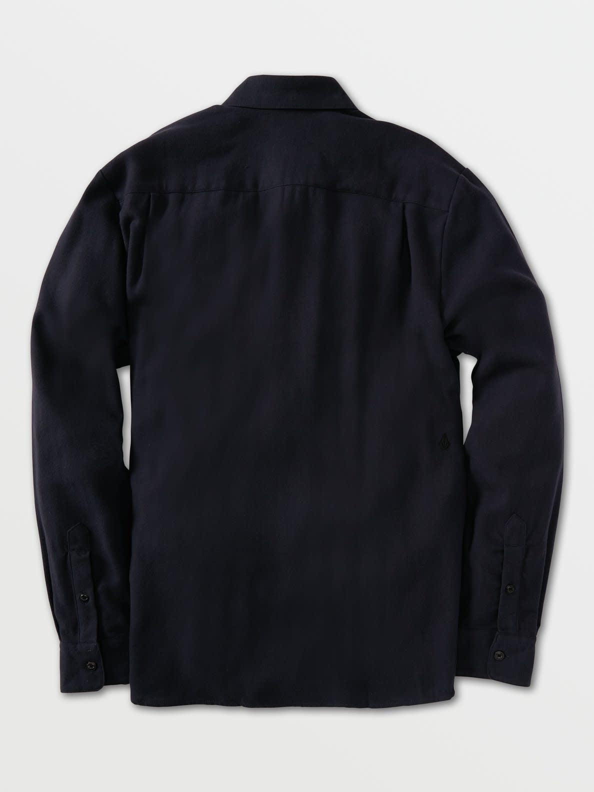 Caden Solid Long Sleeve Shirt - Navy