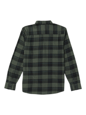 Caden Plaid Flannel - Black