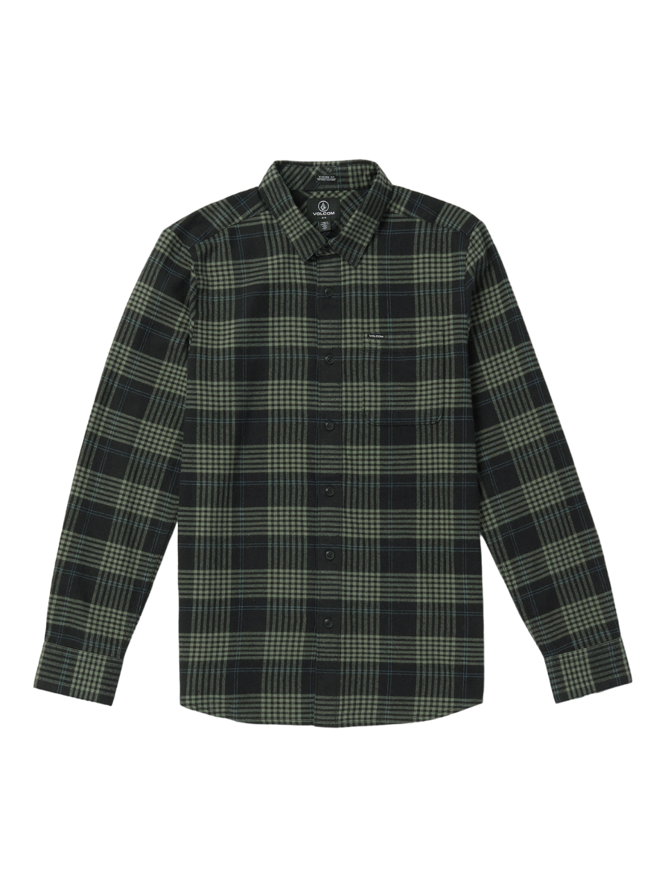 Caden Plaid Flannel - Black