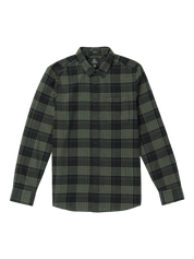 Caden Plaid Flannel - Black