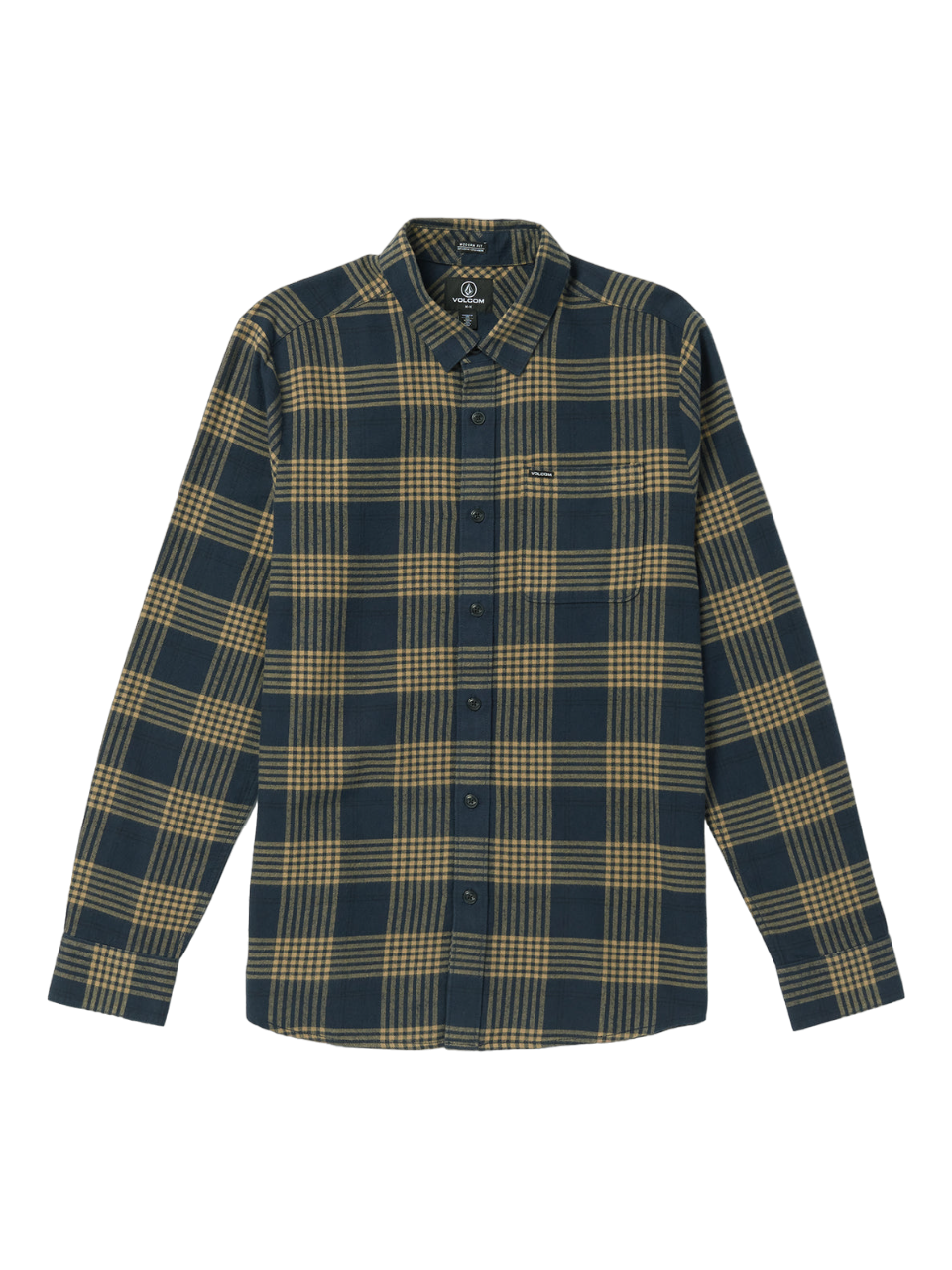 Caden Plaid Flannel - Navy