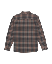 Baystone Long Sleeve Flannel Shirt - Asphalt Black