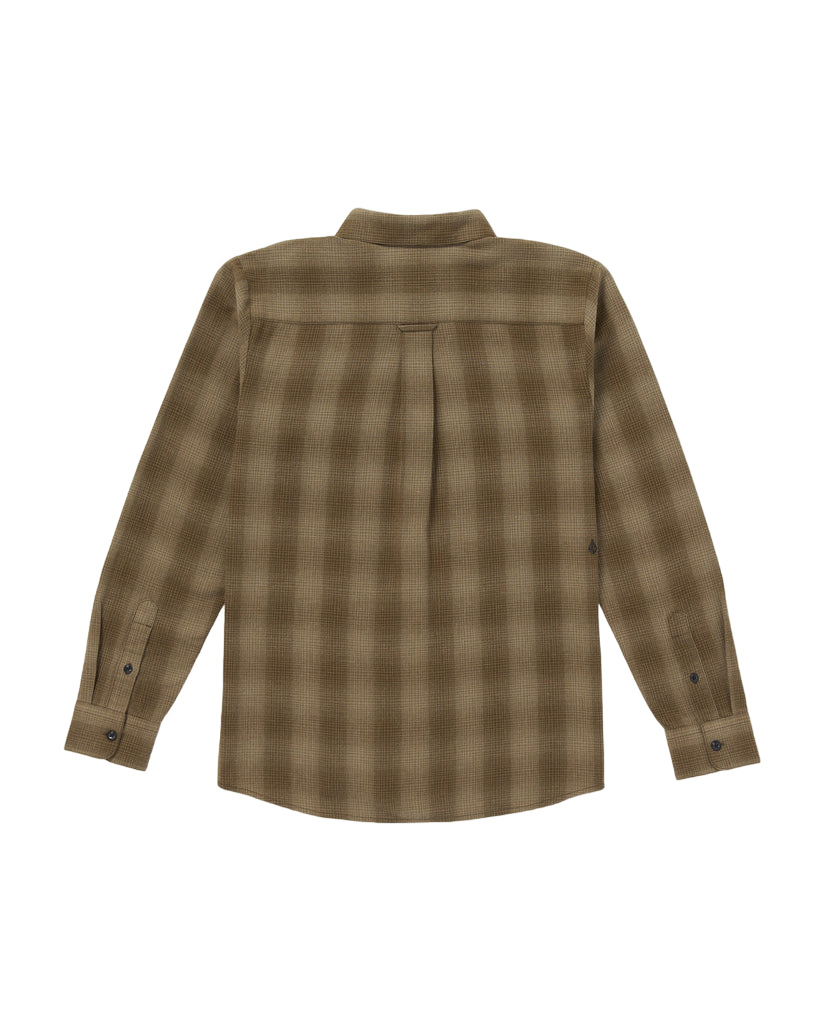 Shadowstone Flannel Long Sleeve Shirt - Dark Earth