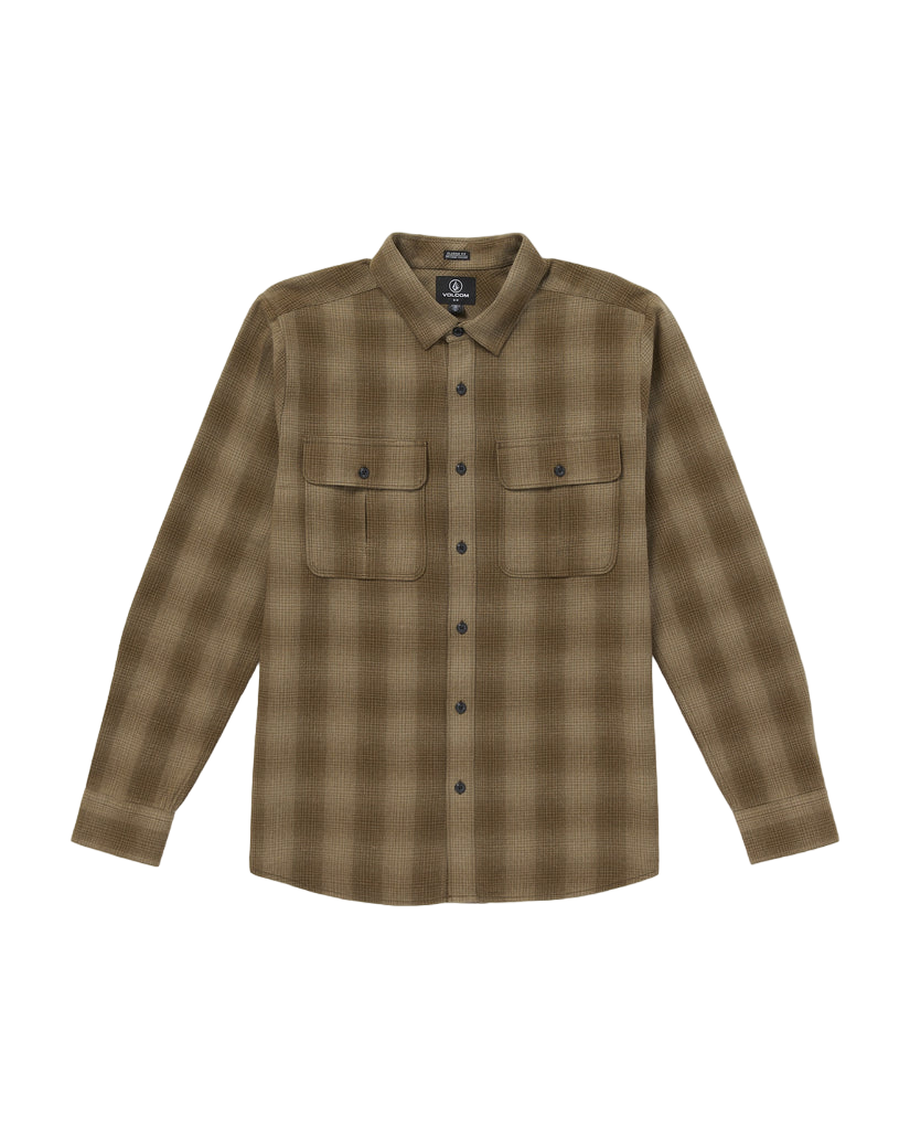 Shadowstone Flannel Long Sleeve Shirt - Dark Earth