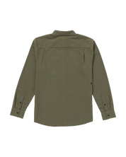 Caden Solid Long Sleeve Shirt - Winter Moss