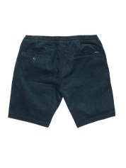 Frickin Mix Elastic Waist Shorts - Cruzer Blue