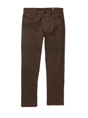 Solver 5 Pocket Slub Pants - Dark Brown